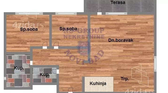 Trosoban stan | 4zida