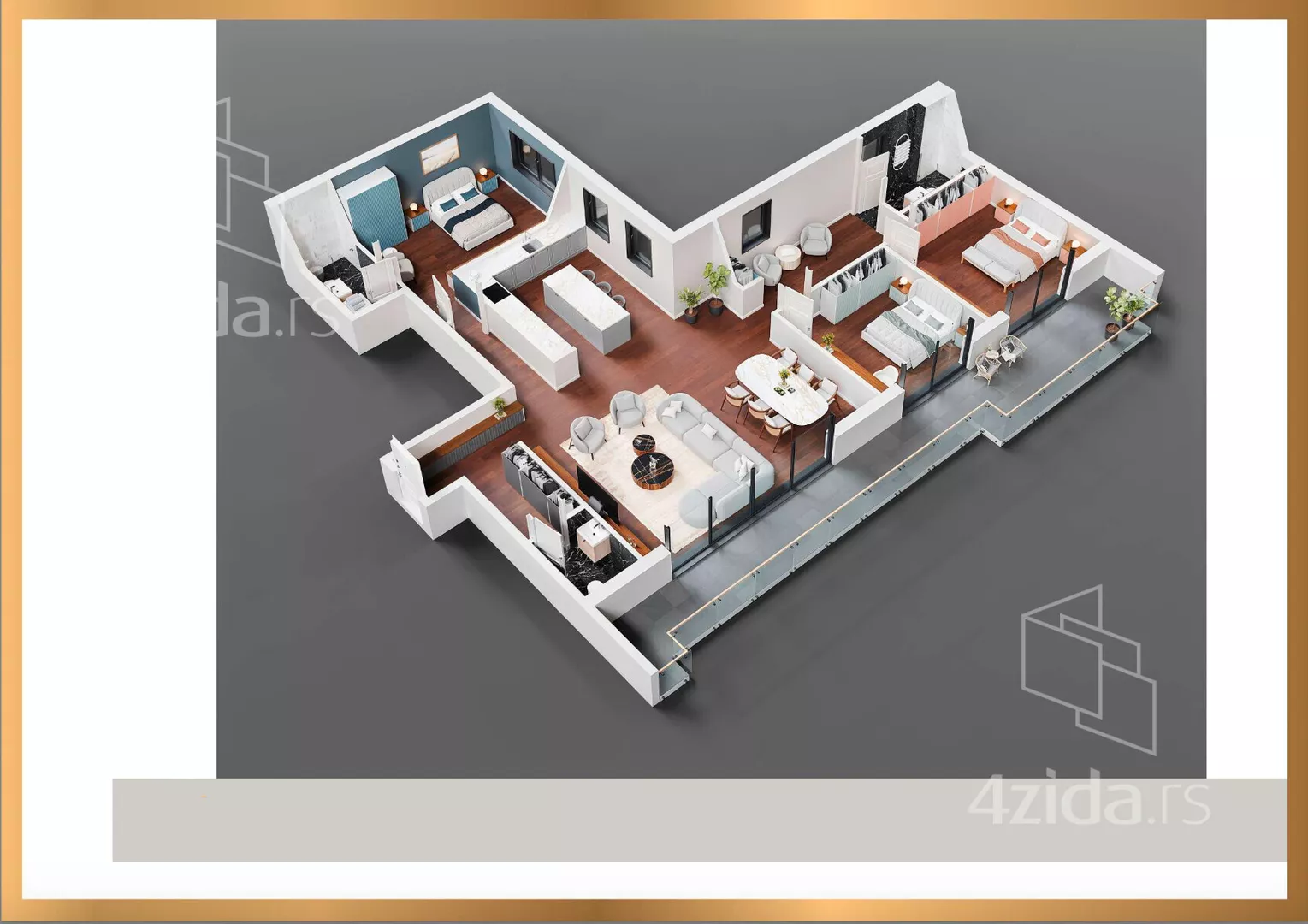 Četvorosoban stan | 4zida