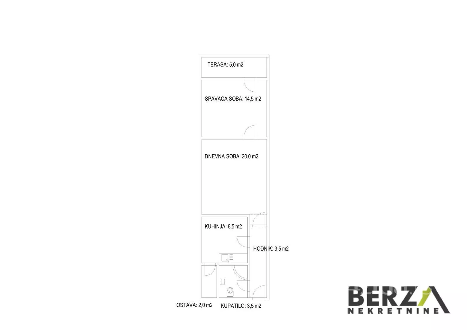 Dvosoban stan | 4zida