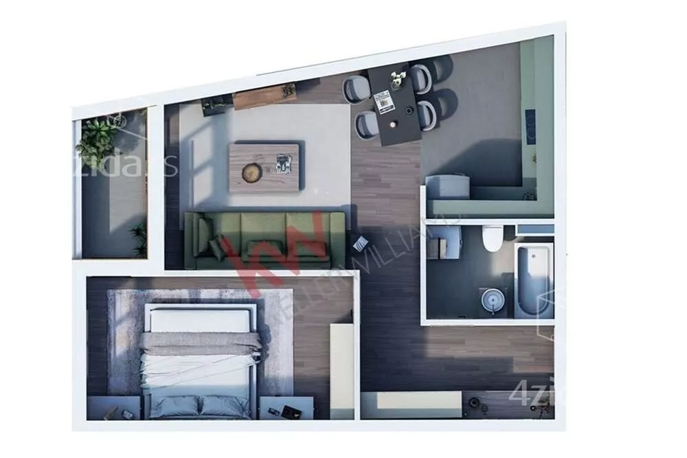 Dvosoban stan | 4zida