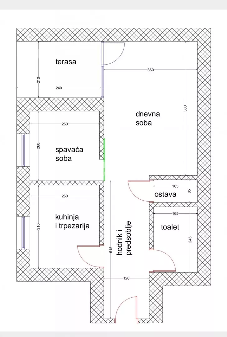 Jednoiposoban stan | 4zida