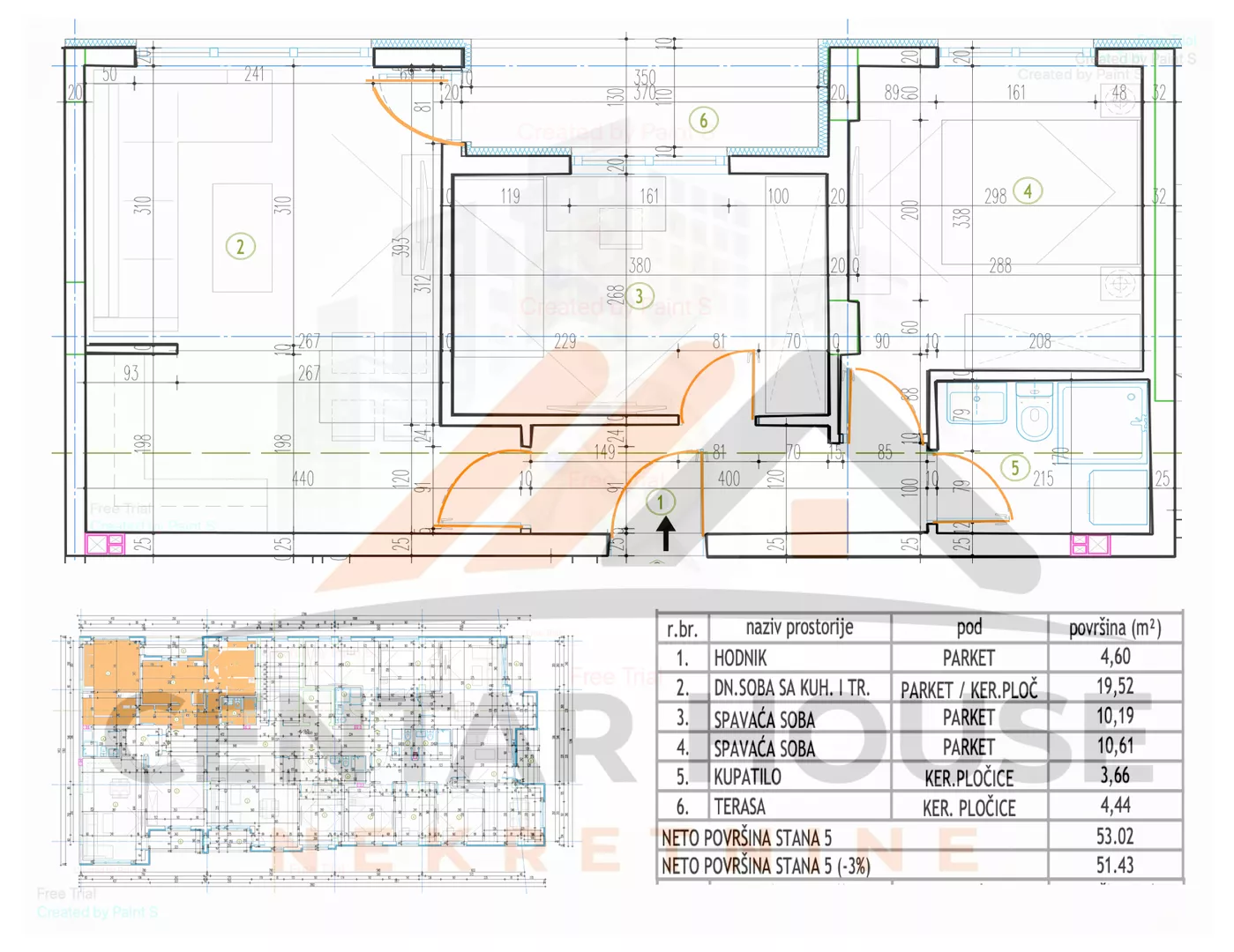 Dvoiposoban stan | 4zida