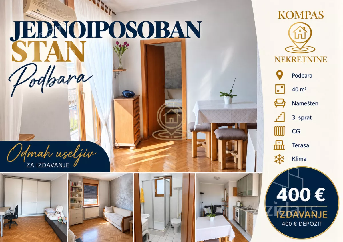Jednoiposoban stan | 4zida