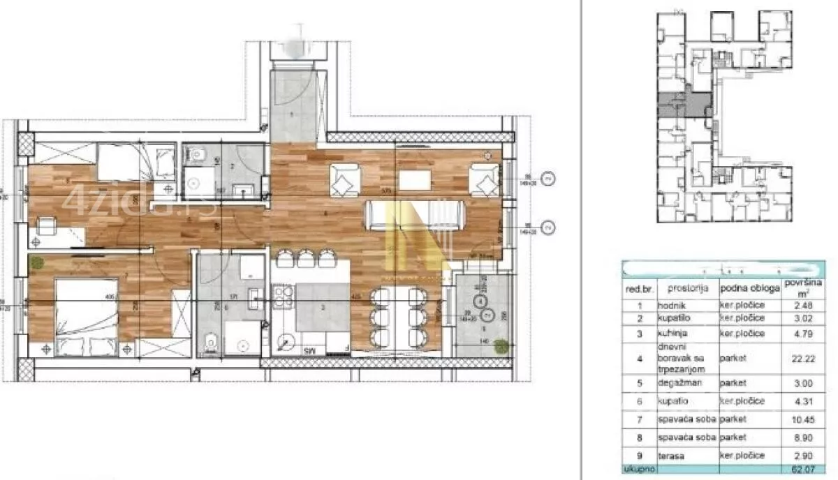 Dvoiposoban stan | 4zida