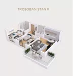 Trosoban stan | 4zida