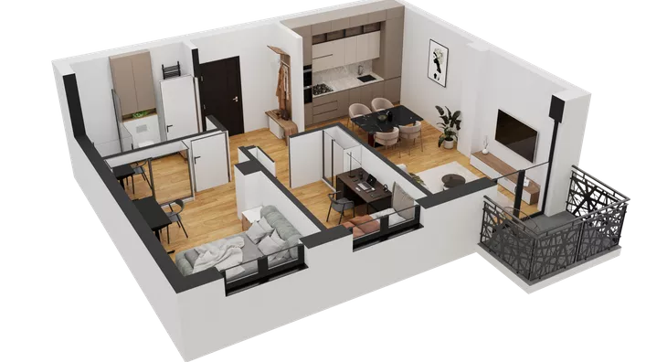 Trosoban stan | 4zida