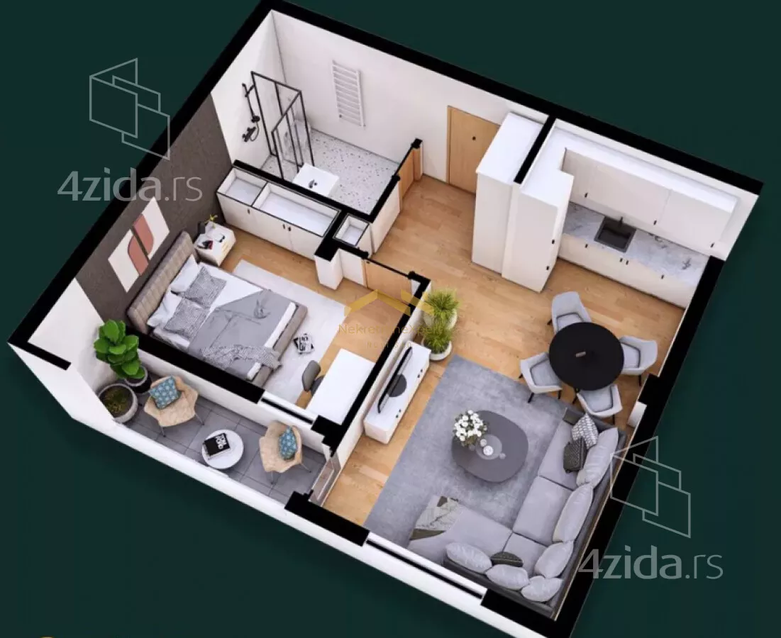 Dvosoban stan | 4zida