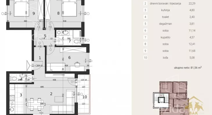 Četvorosoban stan | 4zida