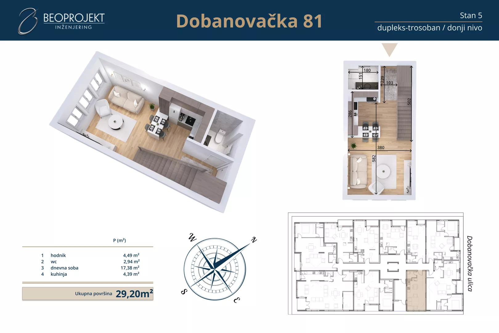 Dvosoban stan | 4zida