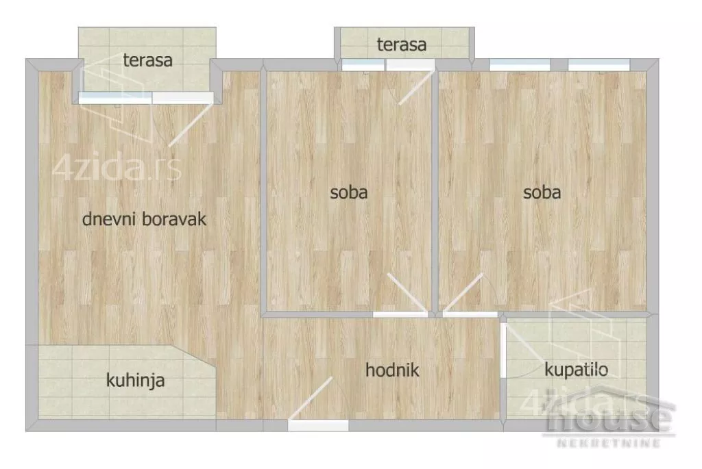 Trosoban stan | 4zida