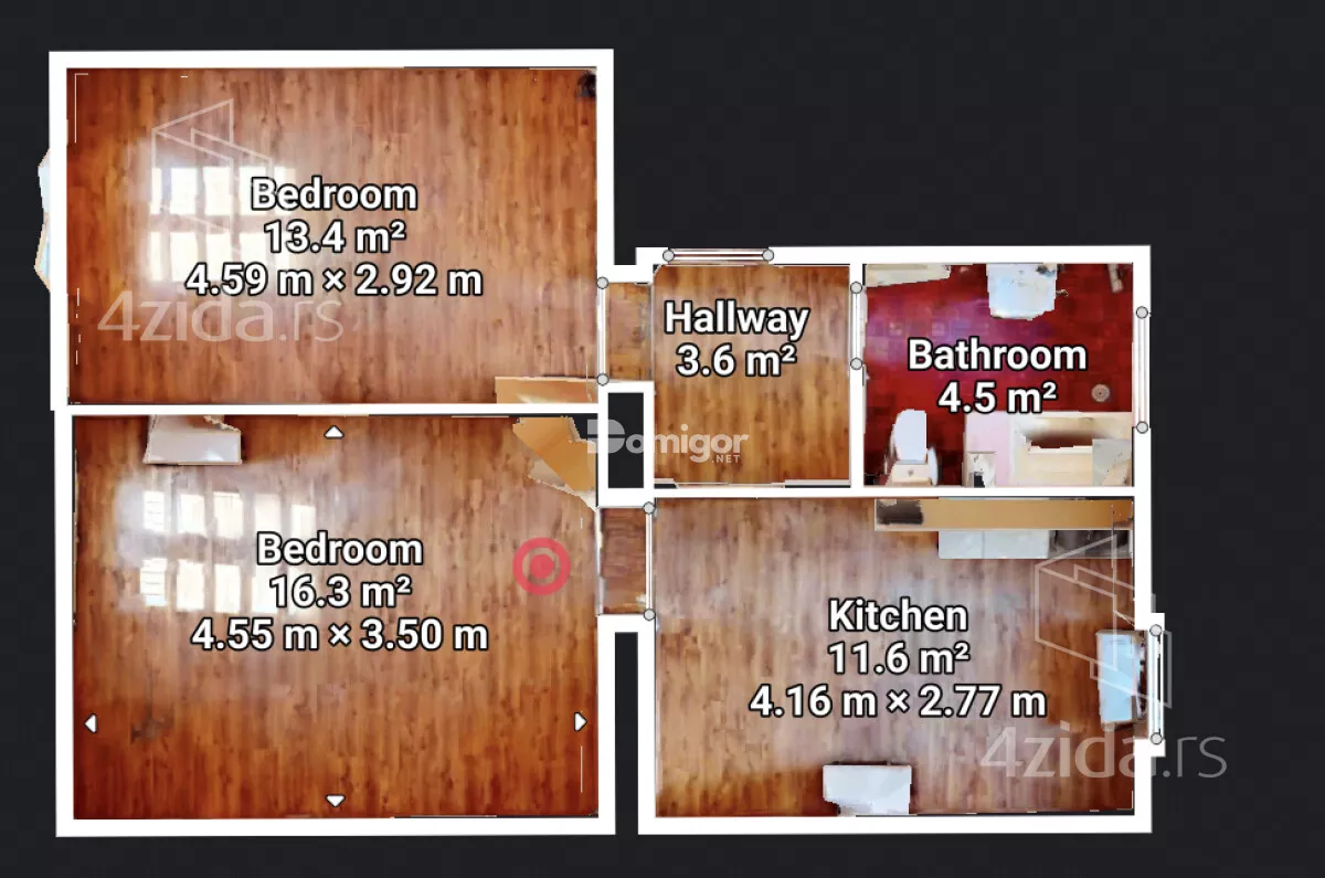 Dvosoban stan | 4zida