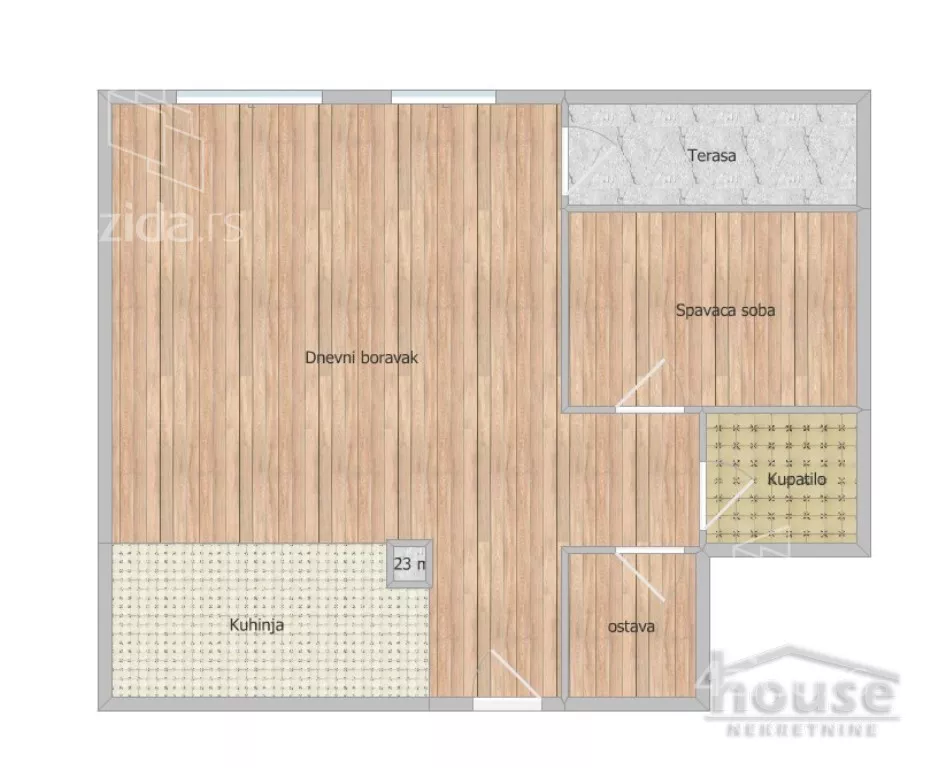 Dvosoban stan | 4zida