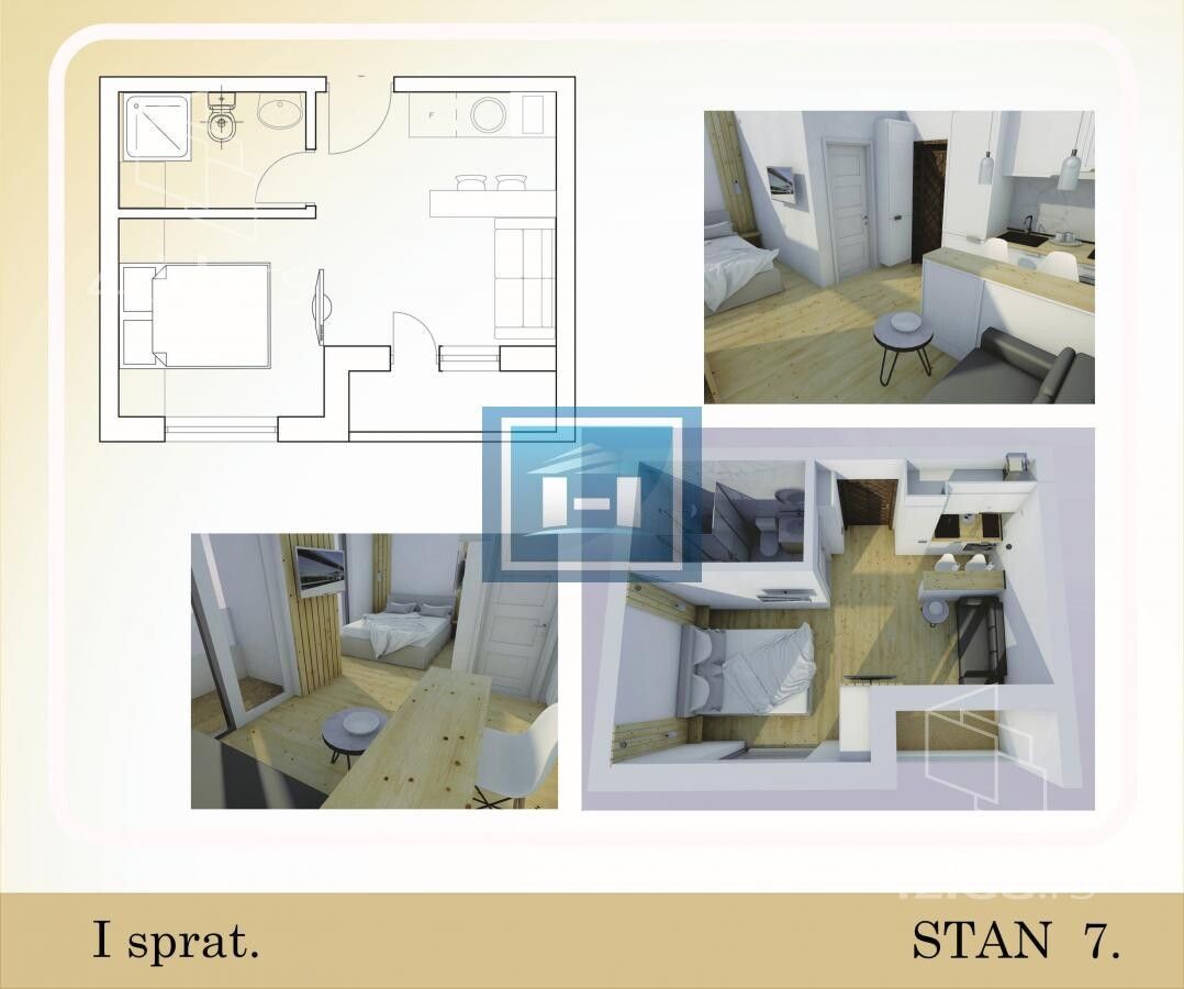 Квартира · 23 m² · Jagodina