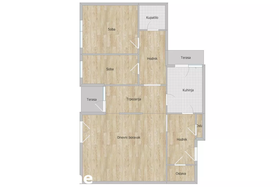 Trosoban stan | 4zida