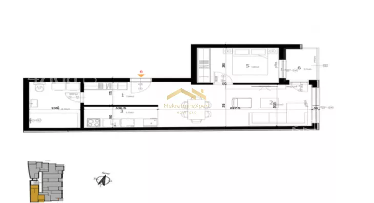 Dvosoban stan | 4zida