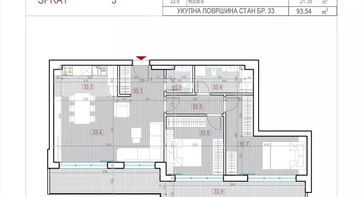 Trosoban stan | 4zida