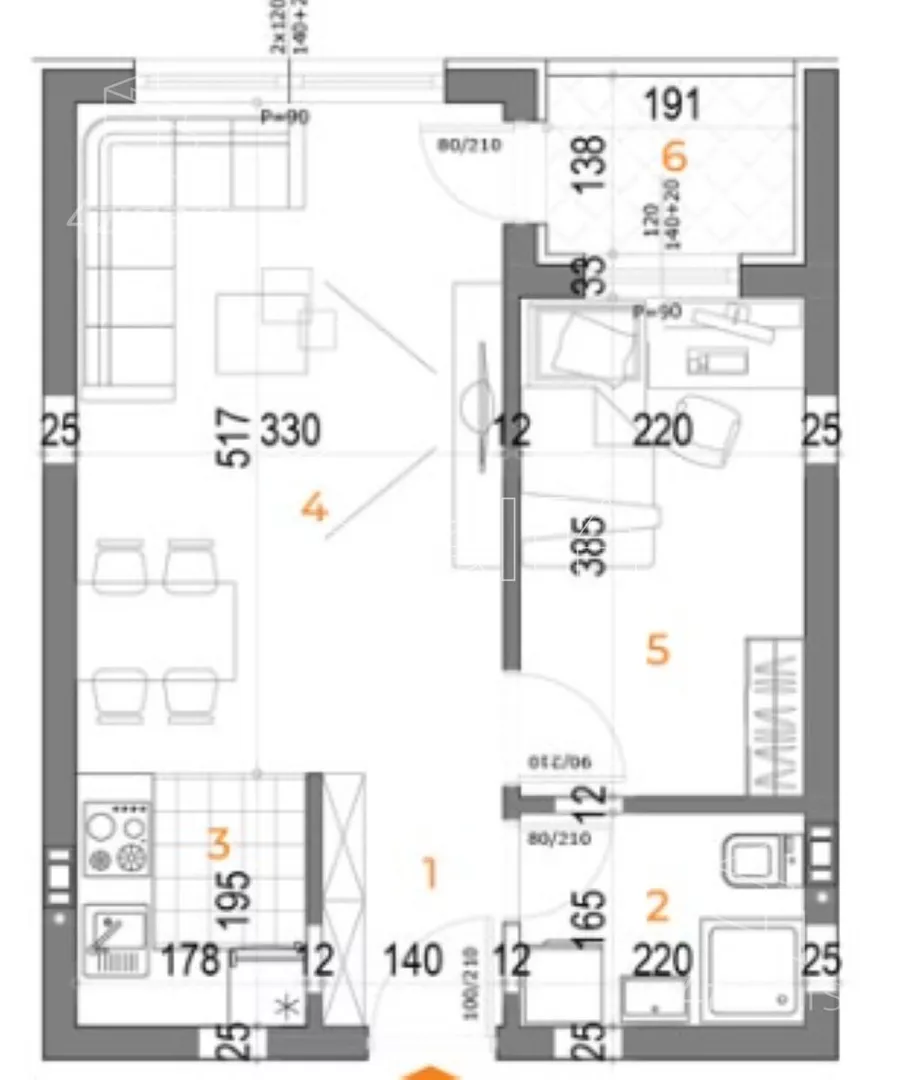 Jednoiposoban stan | 4zida