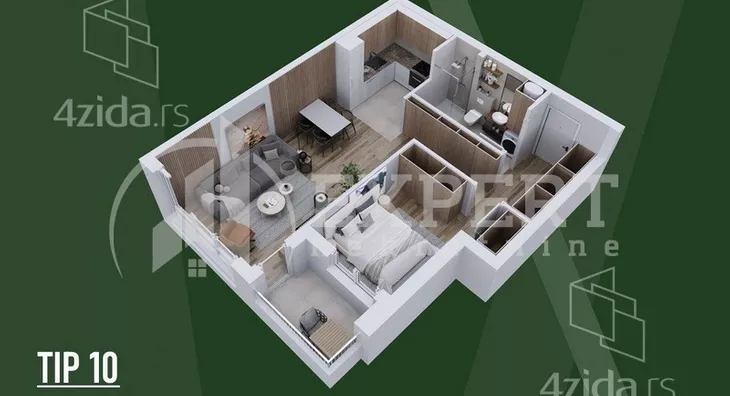 Dvosoban stan | 4zida