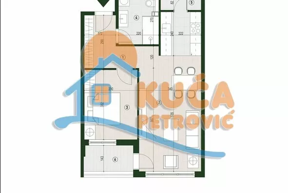 Dvosoban stan | 4zida