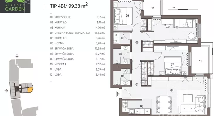 Četvorosoban stan | 4zida