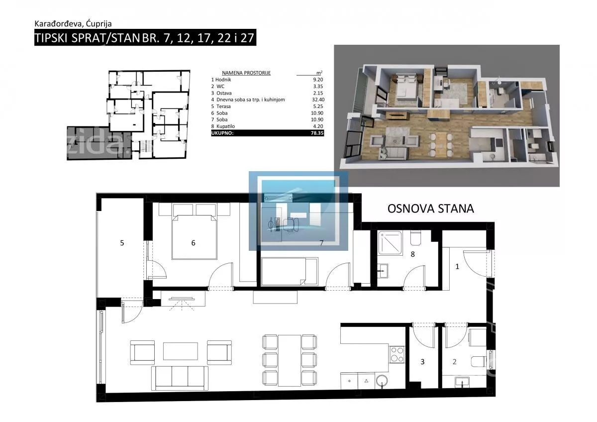 Dvoiposoban stan | 4zida