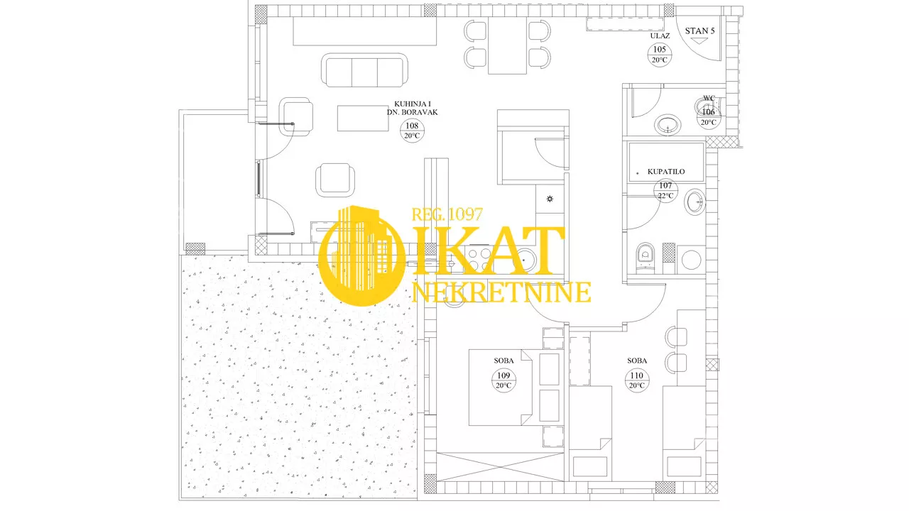 Trosoban stan | 4zida