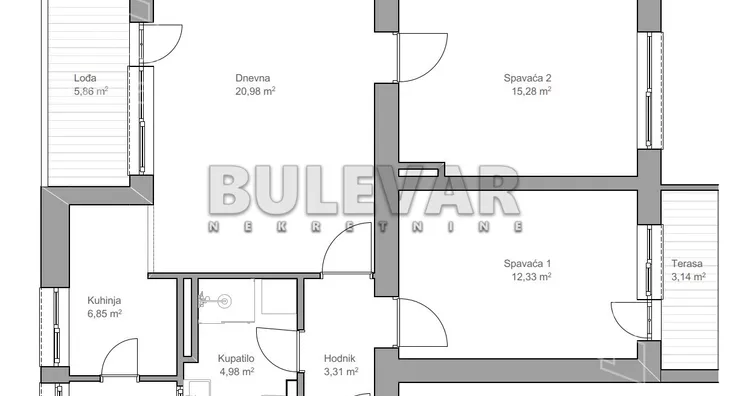 Dvosoban stan | 4zida