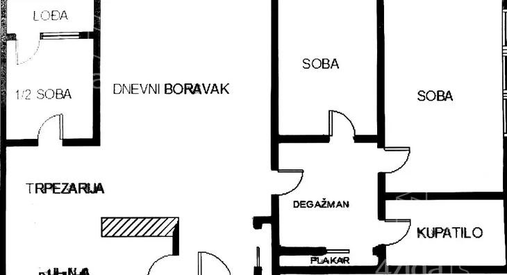 Troiposoban stan | 4zida