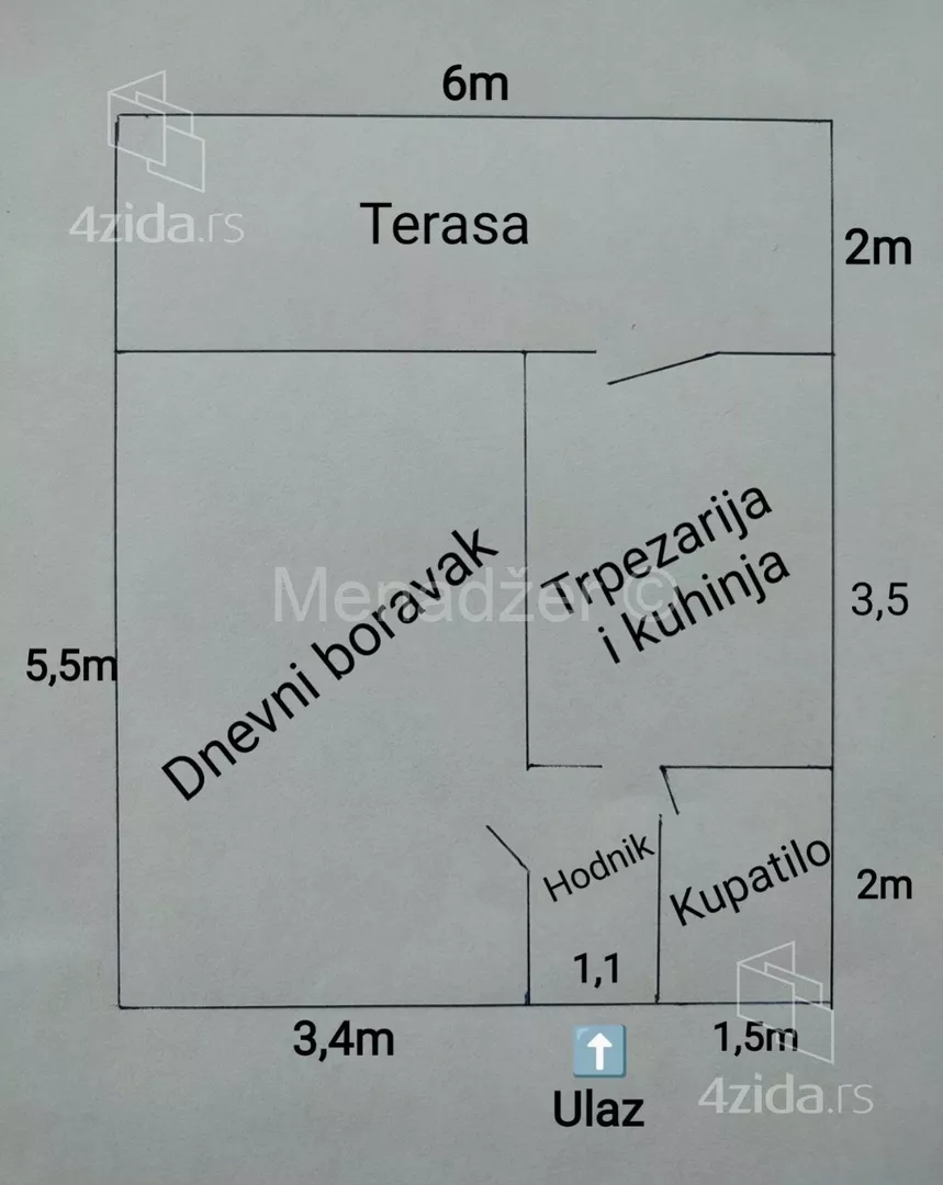 Jednosoban stan | 4zida