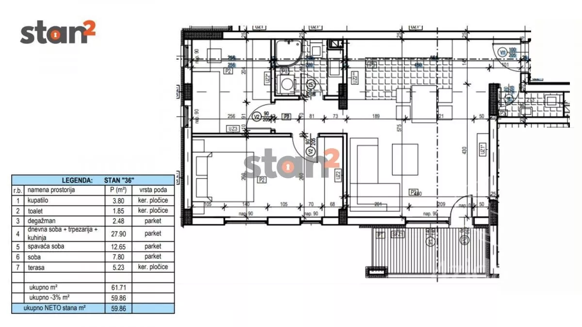 Dvoiposoban stan | 4zida
