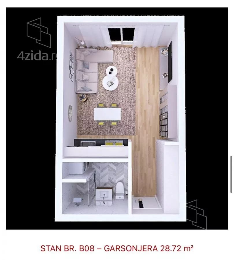 Garsonjera | 4zida