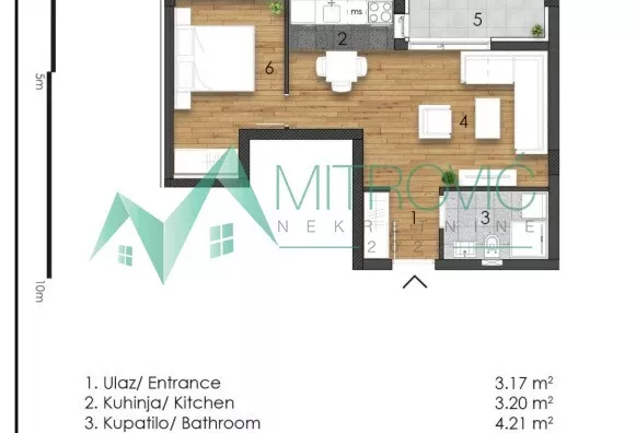 Dvosoban stan | 4zida