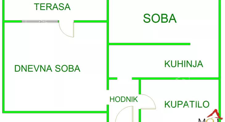 Jednoiposoban stan | 4zida