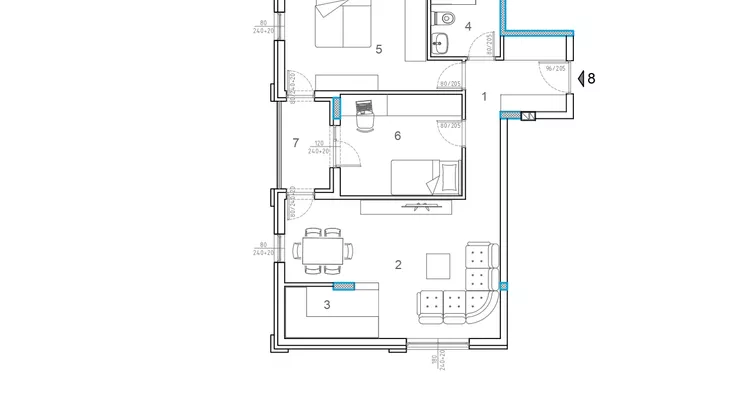 Jednoiposoban stan | 4zida