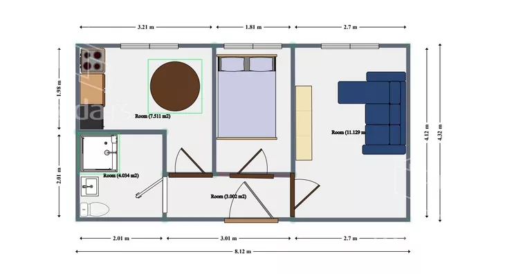 Dvosoban stan | 4zida