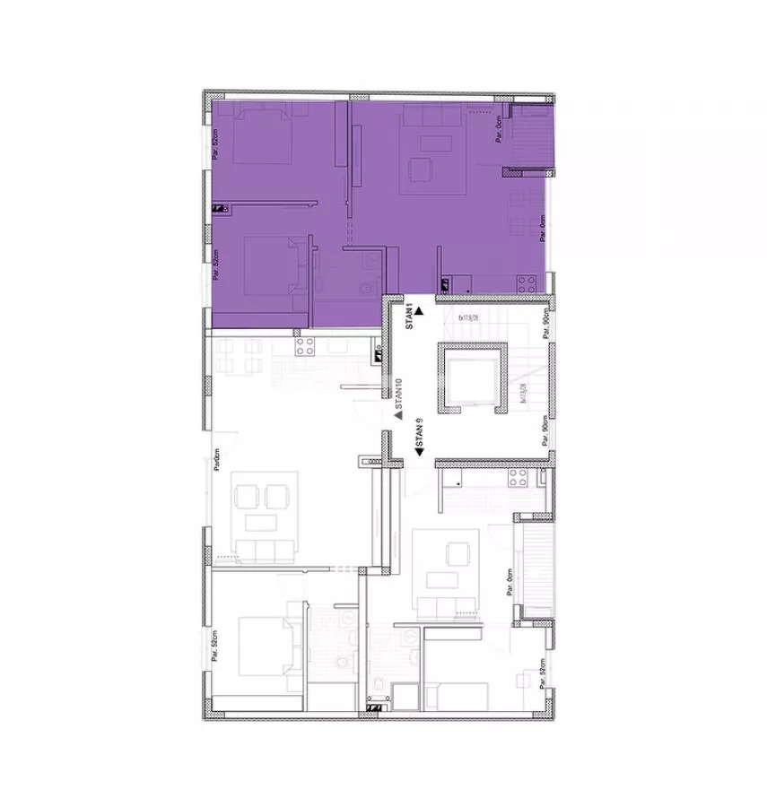 Trosoban stan | 4zida