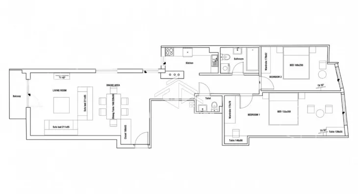 Trosoban stan | 4zida