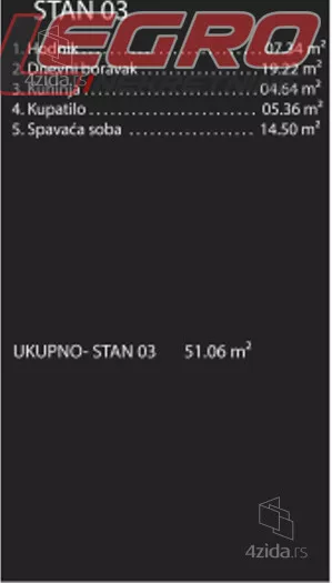 Dvosoban stan | 4zida