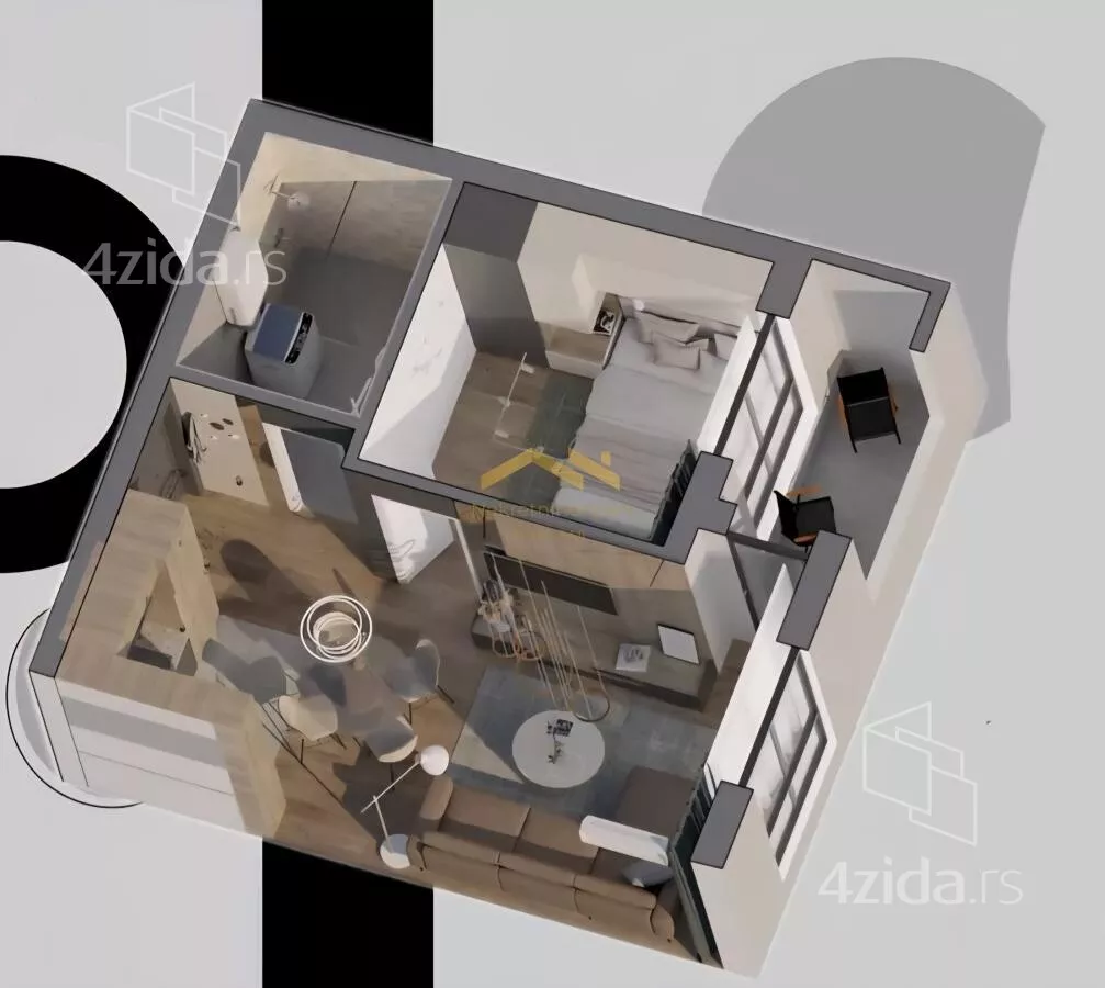Dvosoban stan | 4zida