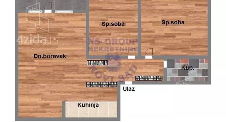 Trosoban stan | 4zida