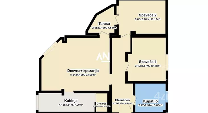 Trosoban stan | 4zida