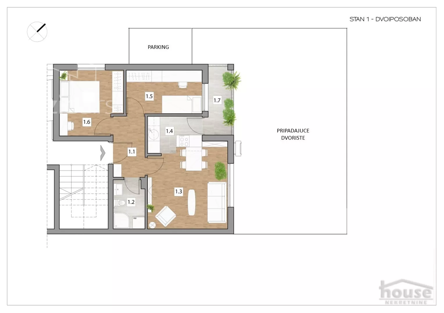 Dvoiposoban stan | 4zida