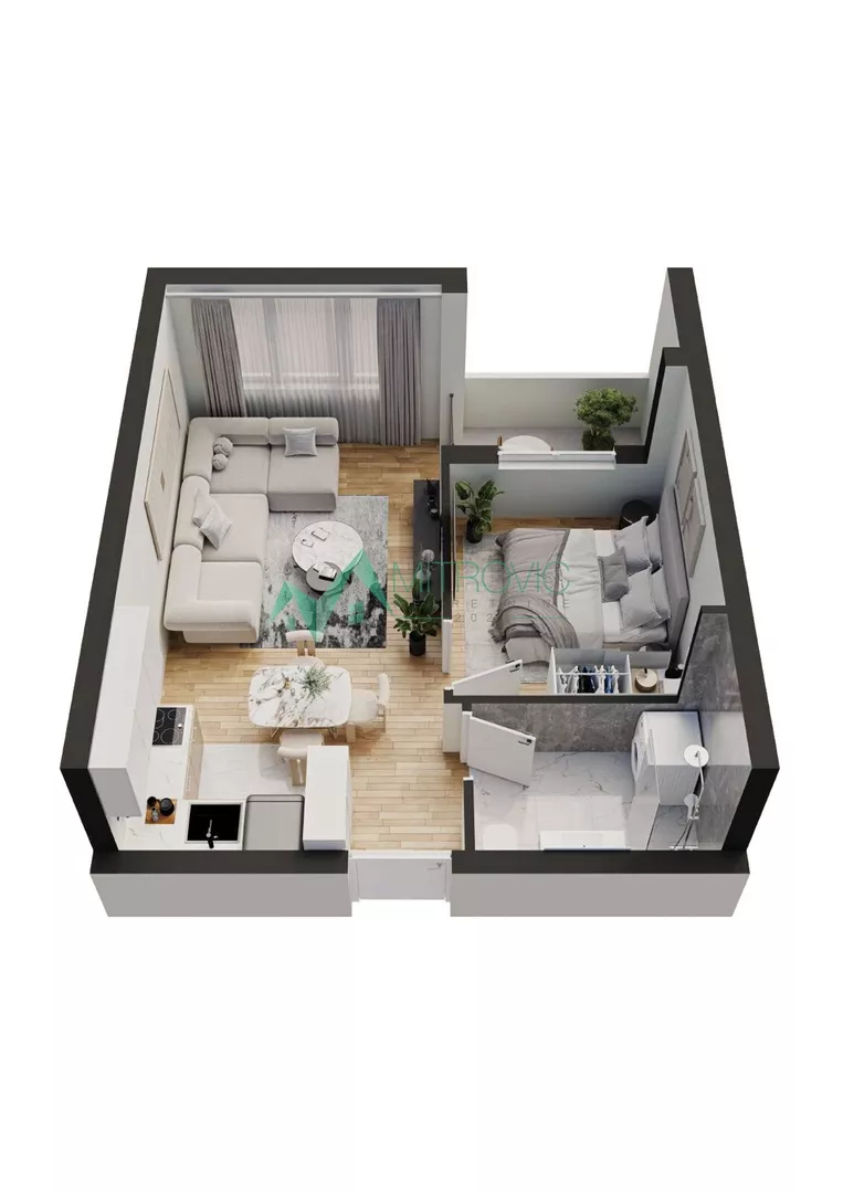 Jednoiposoban stan | 4zida