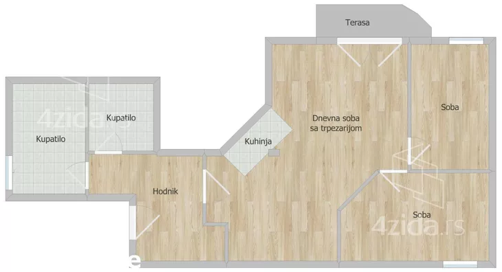 Trosoban stan | 4zida