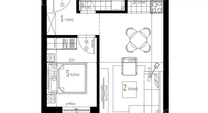 Dvosoban stan | 4zida