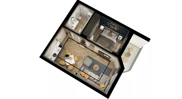 Dvosoban stan | 4zida