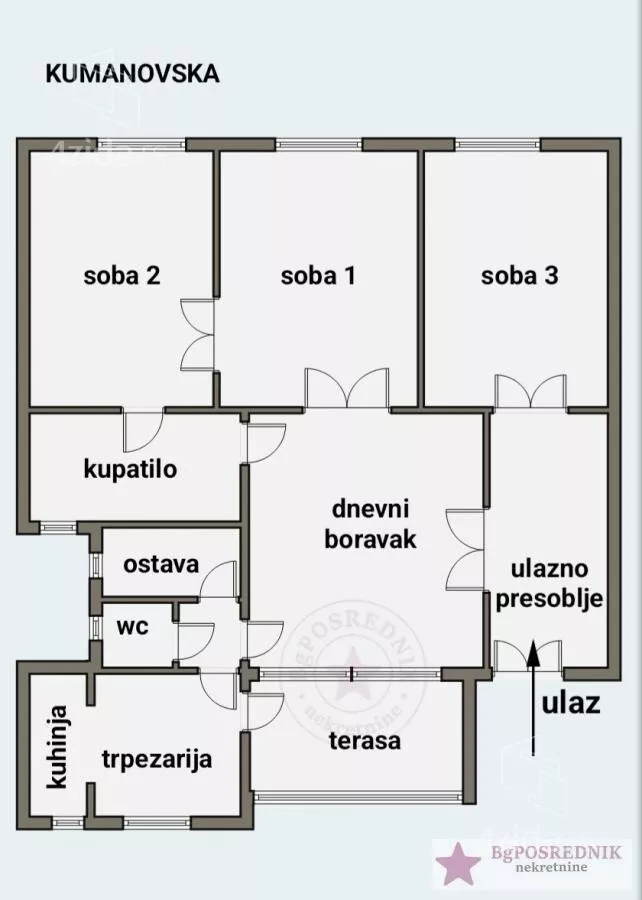 Četvoroiposoban stan | 4zida