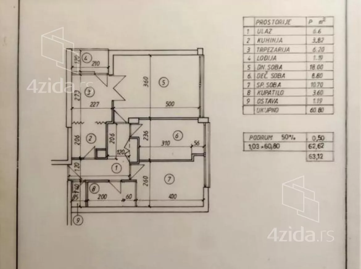 Trosoban stan | 4zida