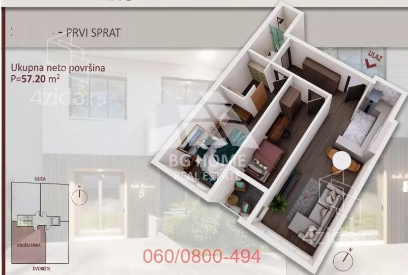 Dvoiposoban stan | 4zida