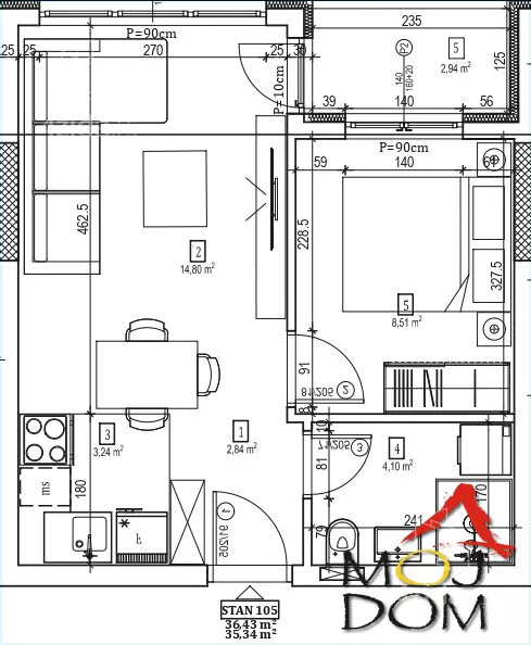 Dvosoban stan | 4zida